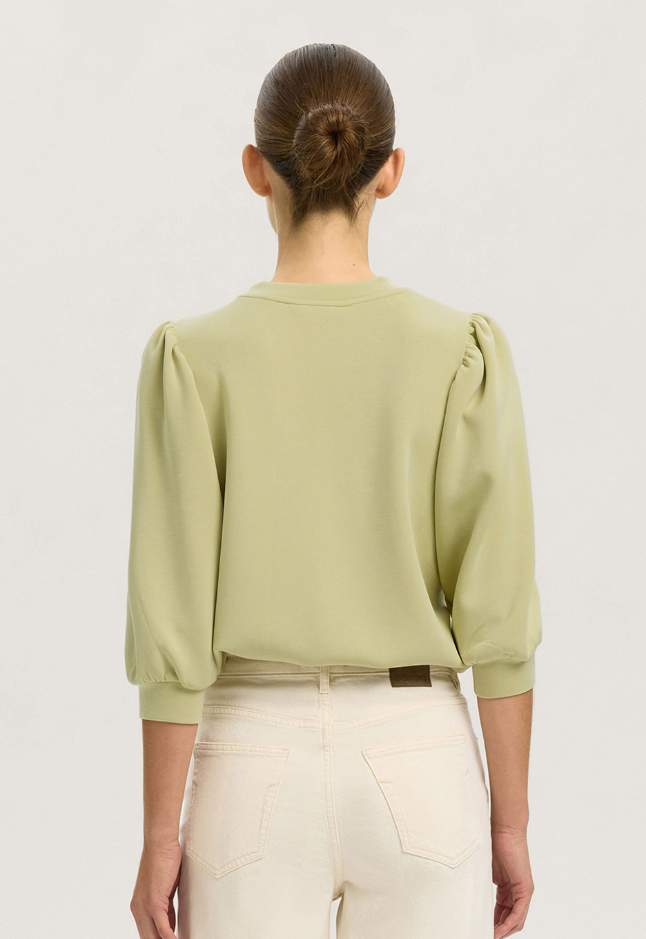 Selected Puff Sleeve Sweatshirt