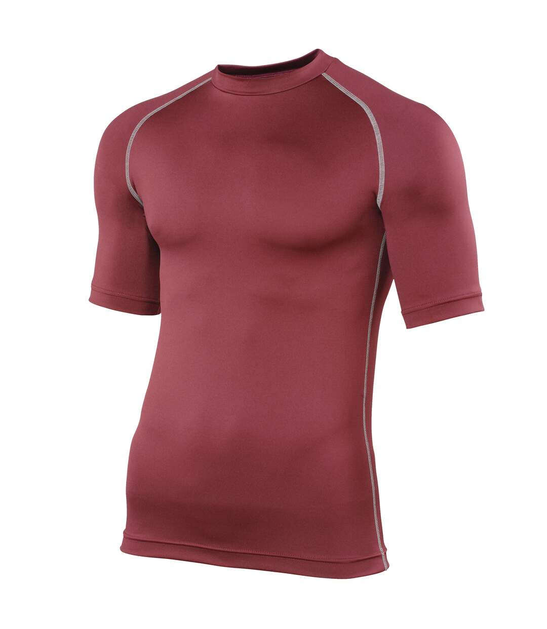 Rhino - Base layer sport à manches courtes - Homme (Bordeaux) - UTRW1277