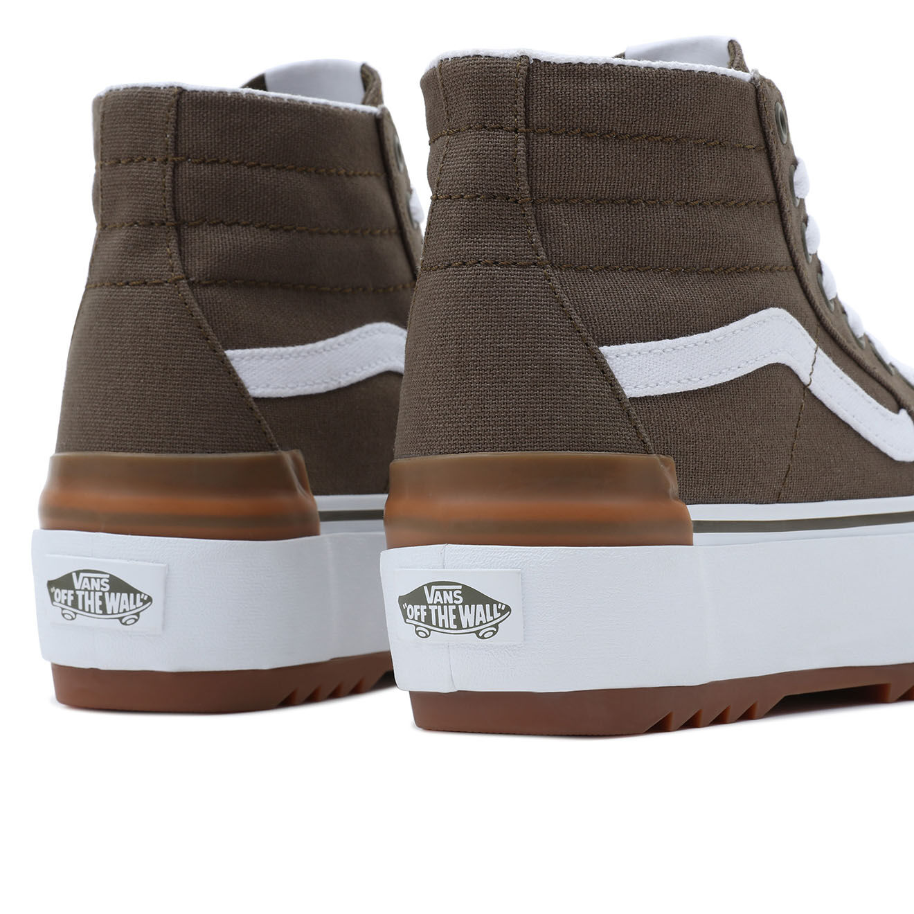 Vans Baskets SK8-Hi Tapered Stacked olive foncé