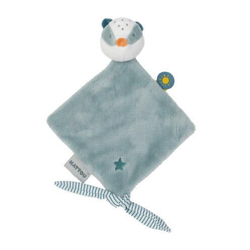 Mini doudou Félix&Léo blaireau multicolore - NATTOU