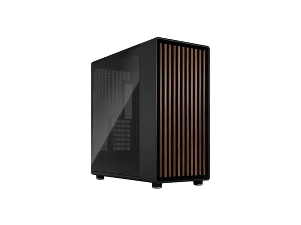 Fractal Design North XL - Tower - udvidet ATX - sidepanel med vindue (hærdet glas) - ingen strømforsyning (ATX) - charcoal black - USB/Audio/Mic