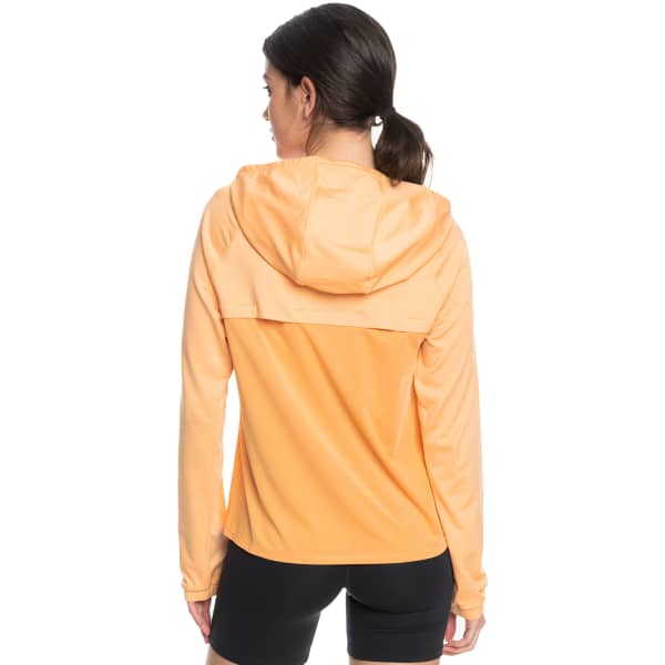 Veste trail ROXY PURE PURSUIT MESH HOODIE W PEACH FUZZ