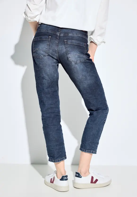 Casual Fit Jeans - mid blue used wash