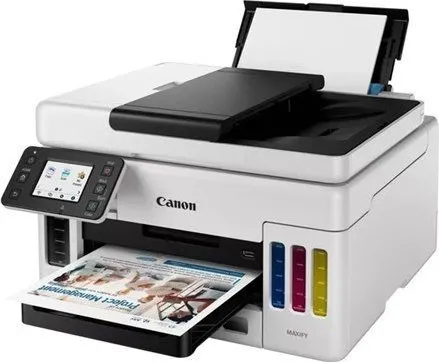 Canon MAXIFY GX5050 - Printer - farve - Duplex - blækprinter - ITS - A4/Legal - 600 x 1200 dpi - op til 24 ipm (mono) / op til 15.5 ipm (farve) - kapacitet: 350 ark - LAN, Wi-Fi(n), USB 2.0