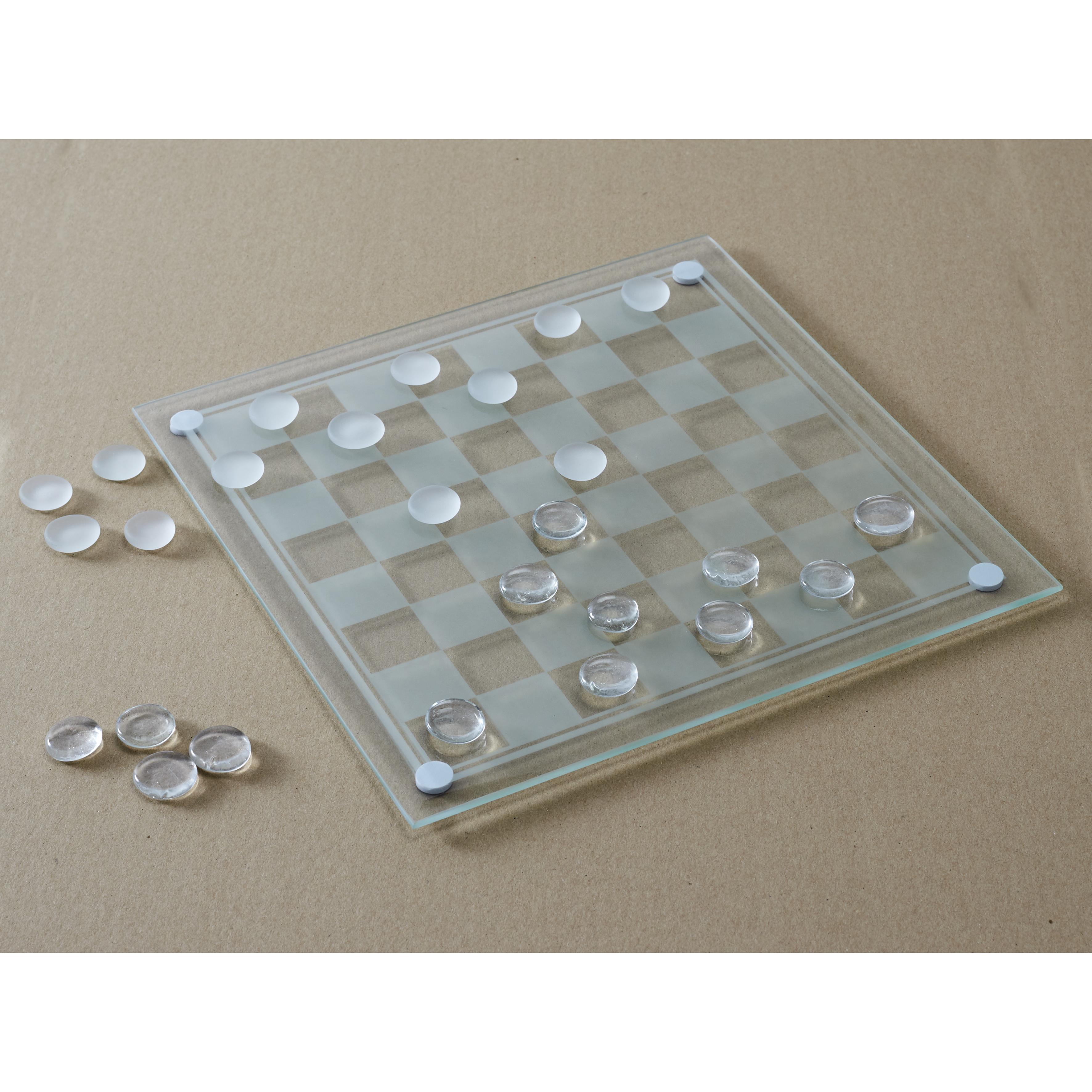 JEU DAMES VERRE