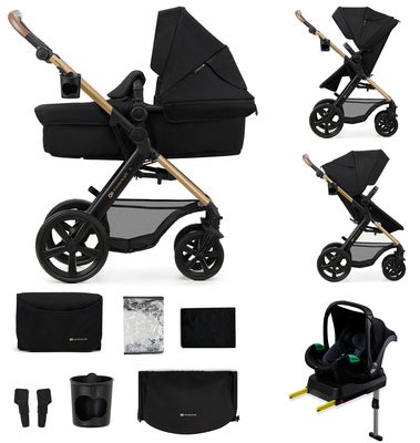 Kinderkraft MOOV 2 4-in-1 Duovogn, Pure Black