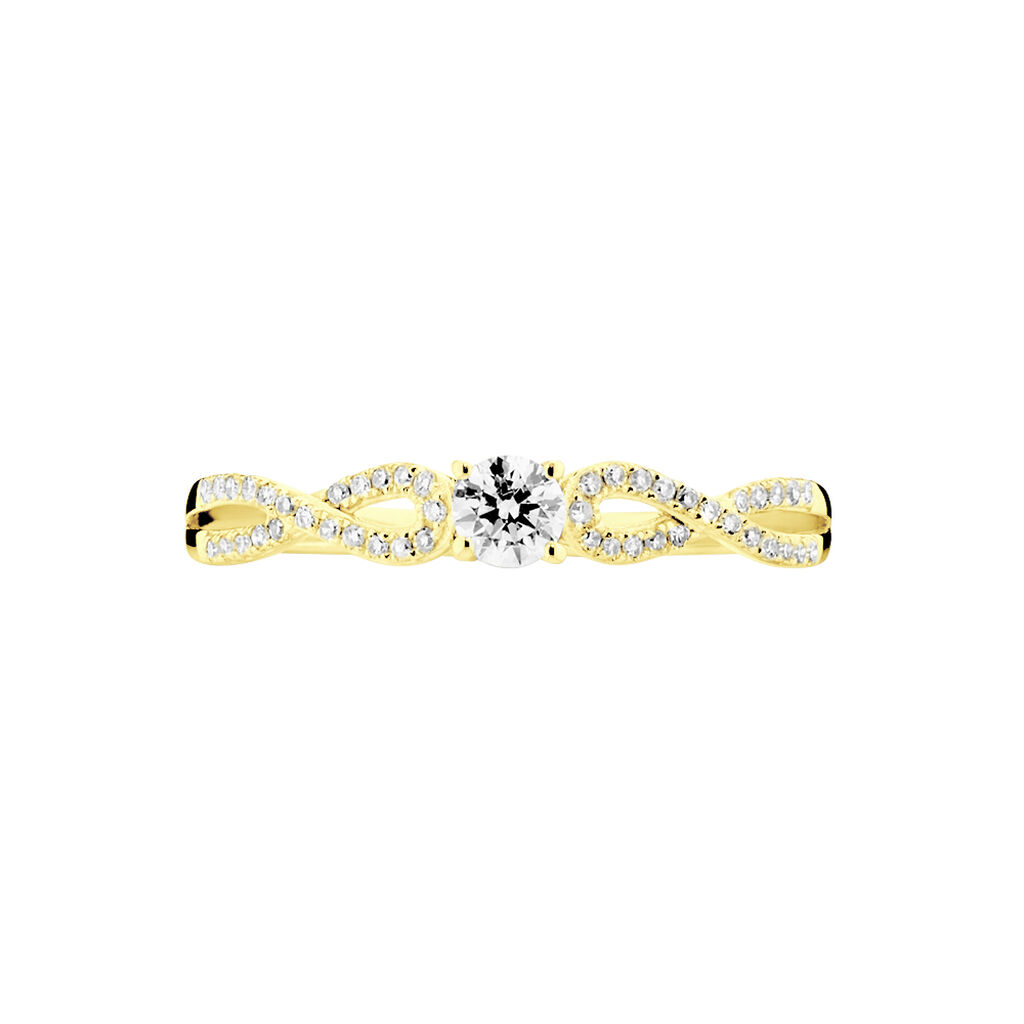 Bague Solitaire Livia Or Jaune Diamant