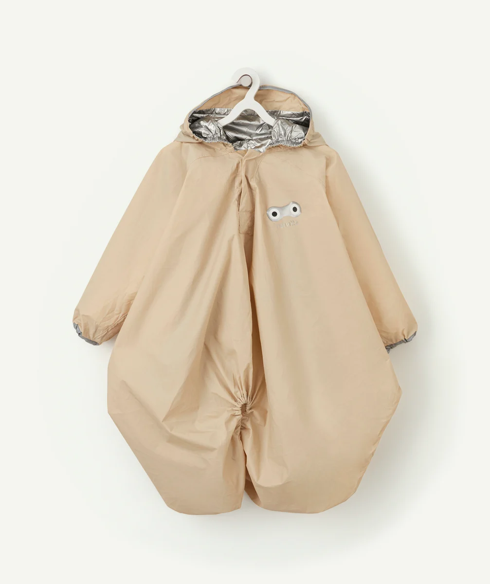 RAINETTE SHOPIMPERMÉABLE BEIGE POUR SIÈGE BÉBÉ DE VÉLO