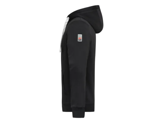 Sweat de travail zippé Hoody Street Style Noir