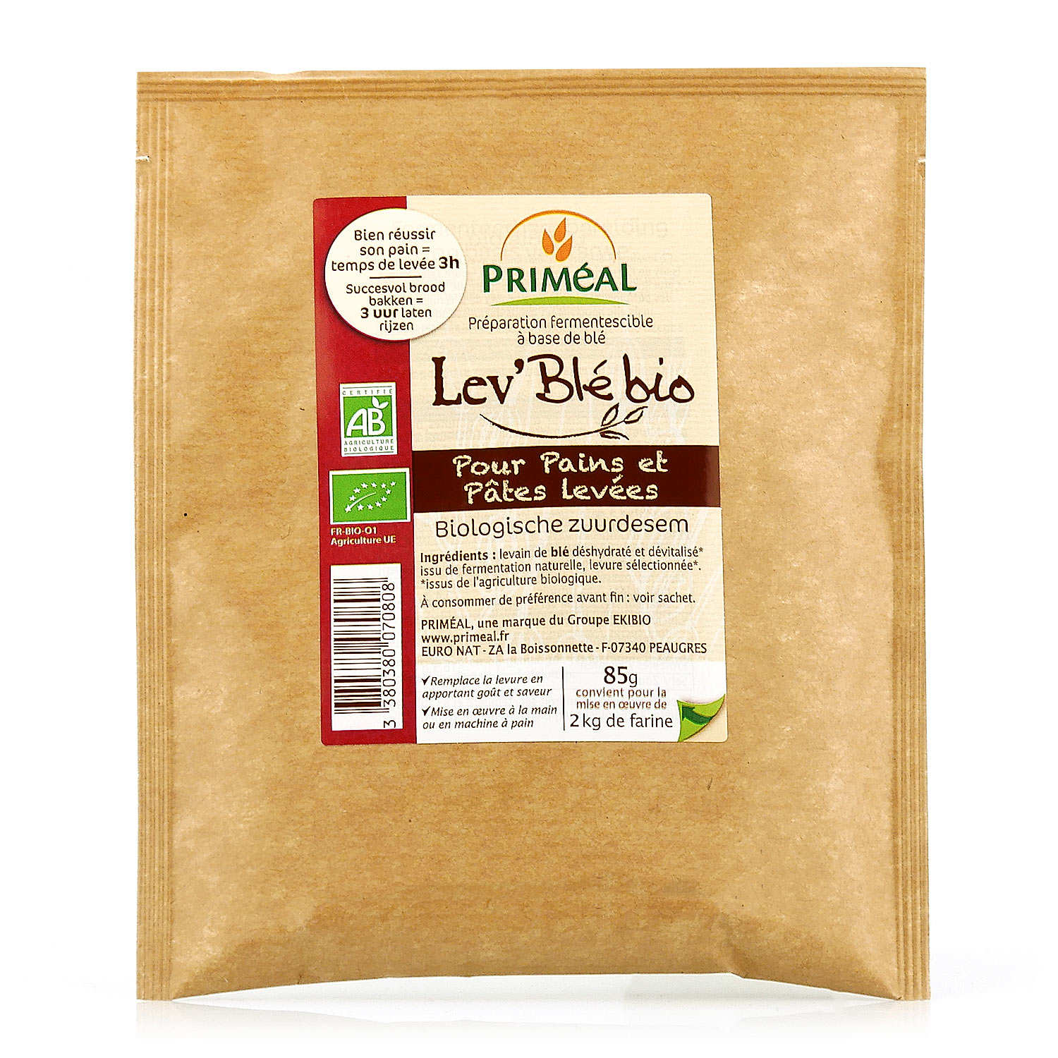 Levain de blé fermentescible bio