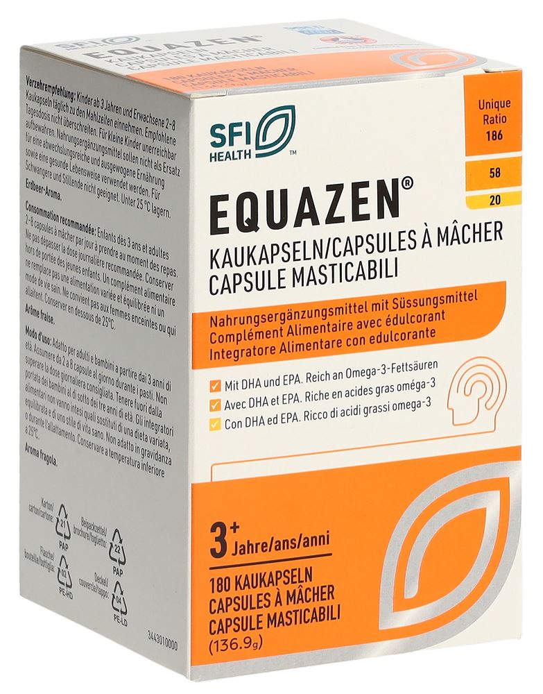 Equazen Kaukapseln/Capsules à mâcher/Capsule masticabili<br>180 Stück, Dose, Kaukapsel