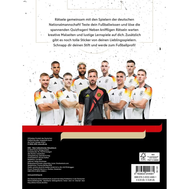 Mein fussballstarker Rätselblock - mit Stickern