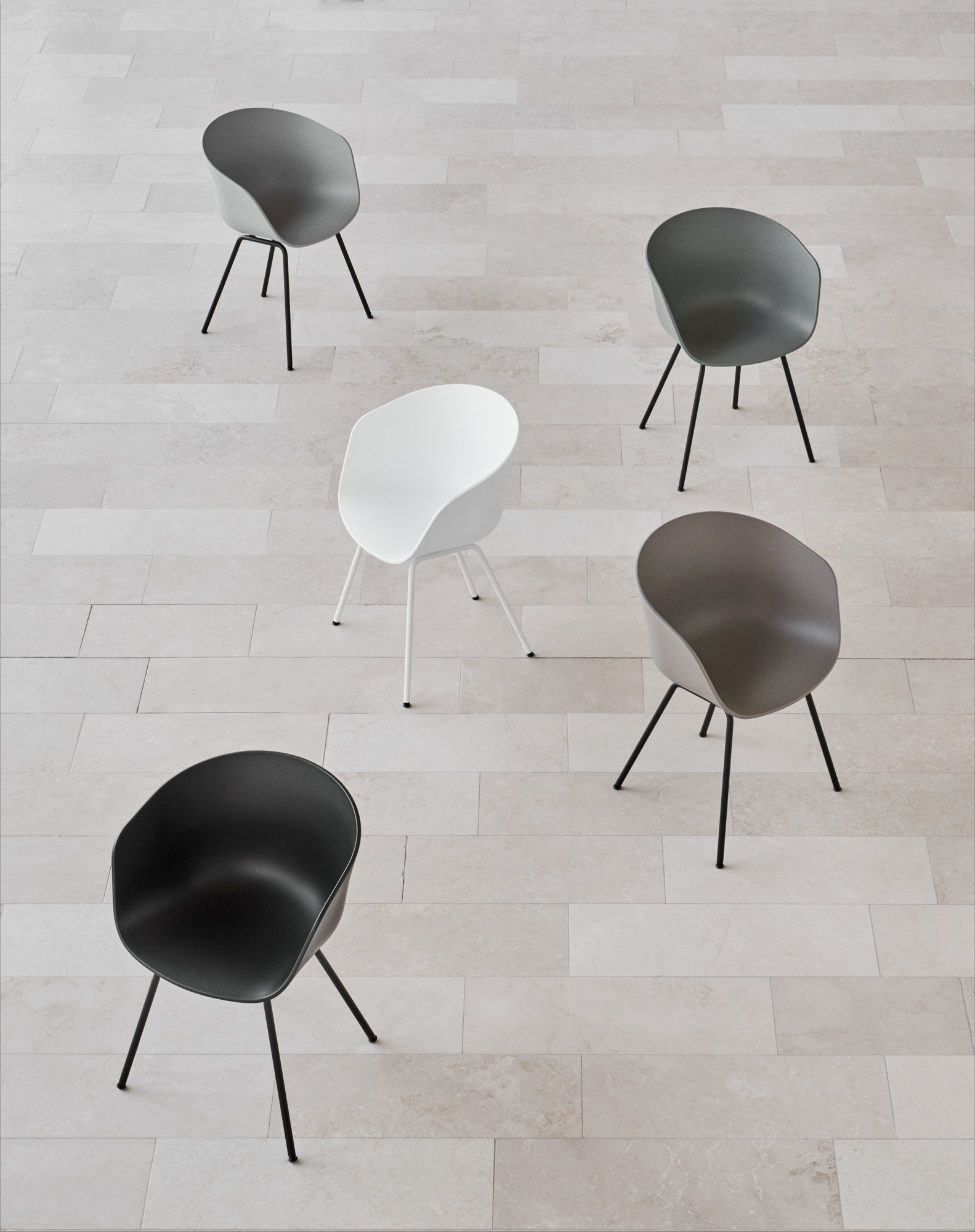 Eetkamerstoel AAC26 zwart onderstel black