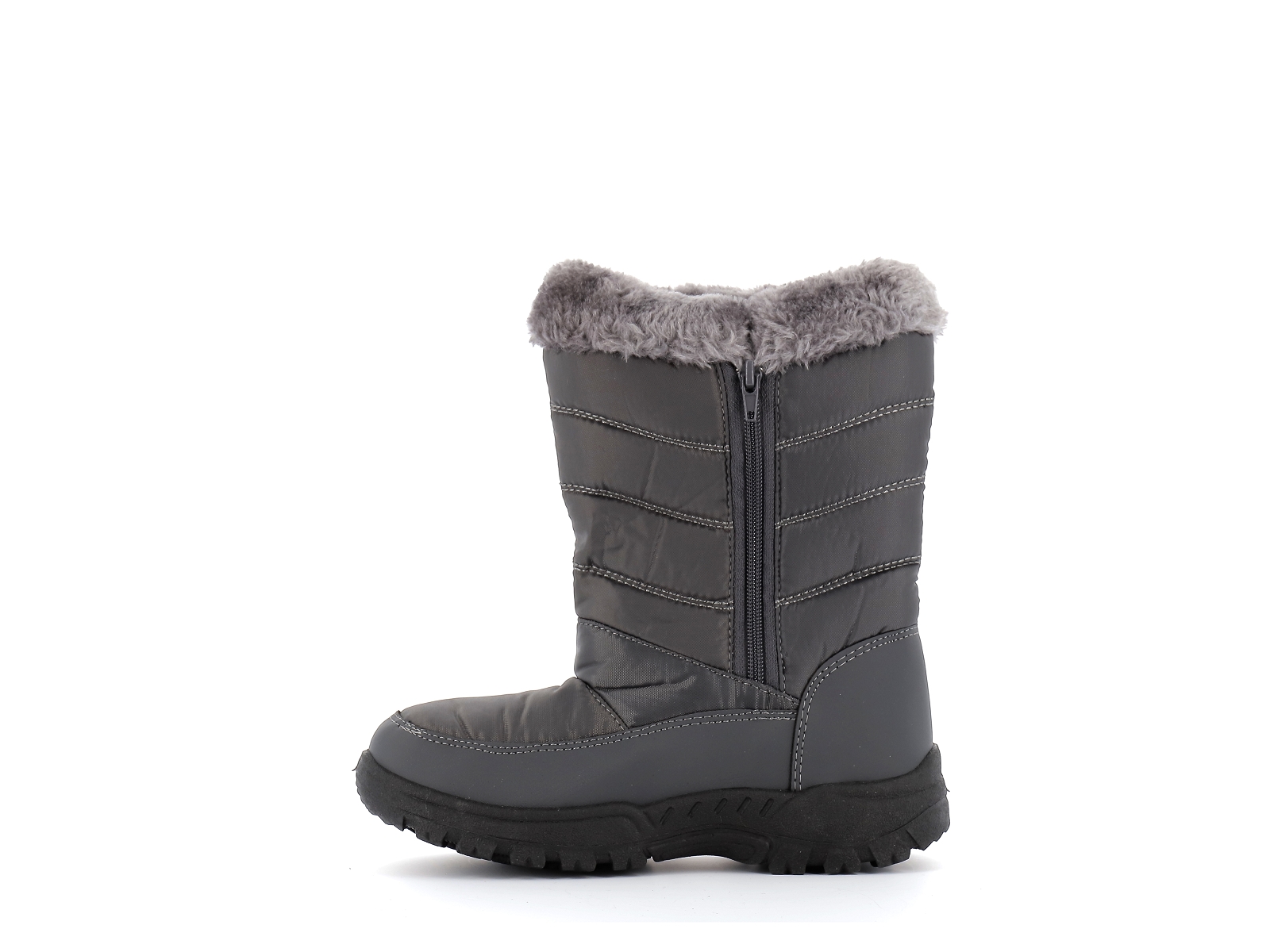 F brand-B766439 Matières combinées Gris