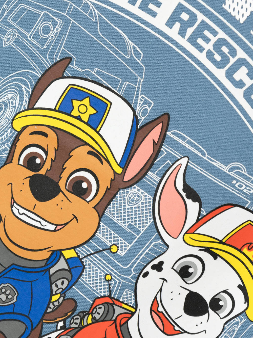 NAME IT Paw Patrol T-shirt NMMARIO met printopdruk middenblauw