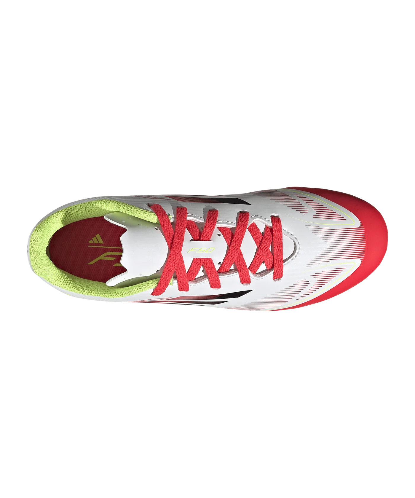 adidas F50 Club FG Pure Victory Kids Weiss