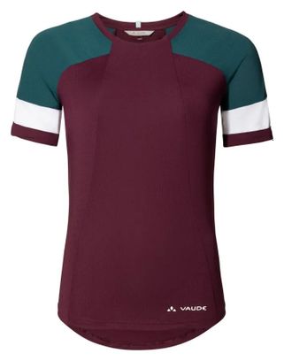 Maillot Manche Courtes Femme Vaude Kuro Shirt Rouge