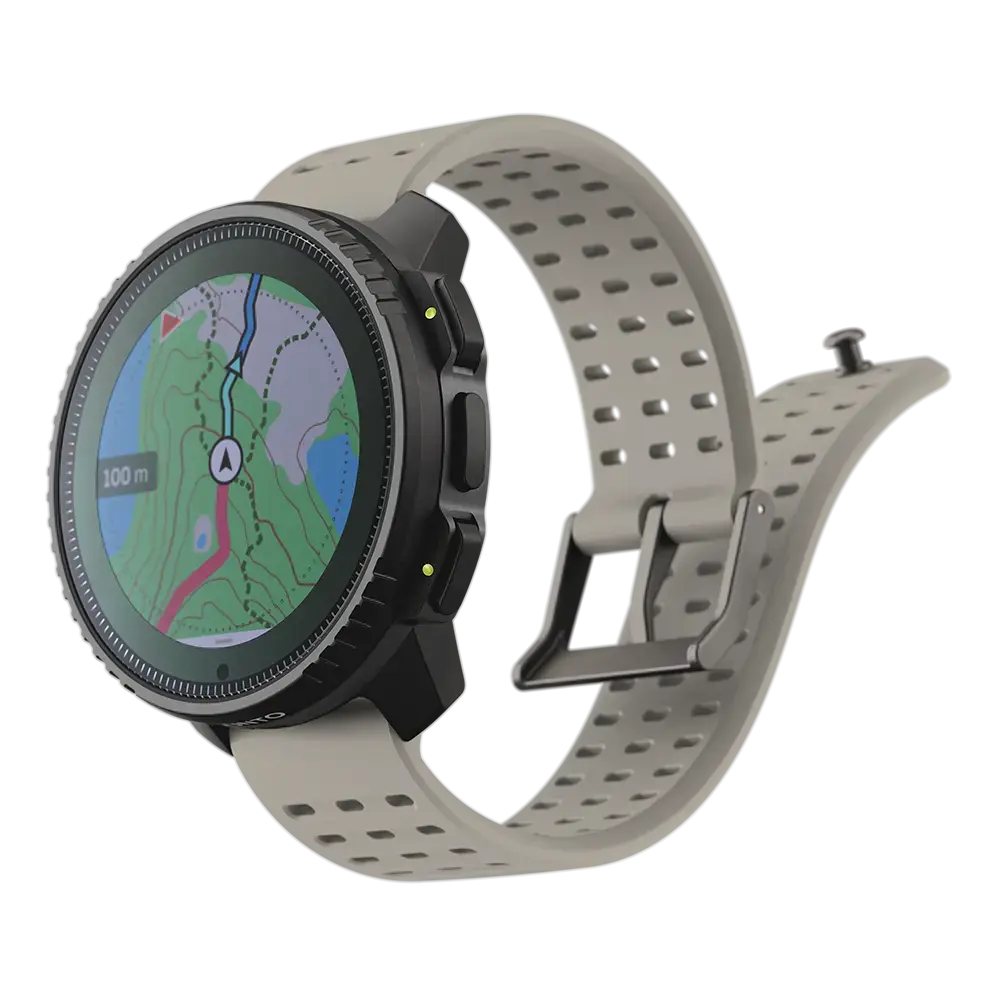 Suunto Vertical Solar Steel GPS Sporthorloge Beige