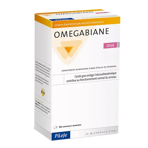 Pileje Omegabiane DHA 80 capsules marines