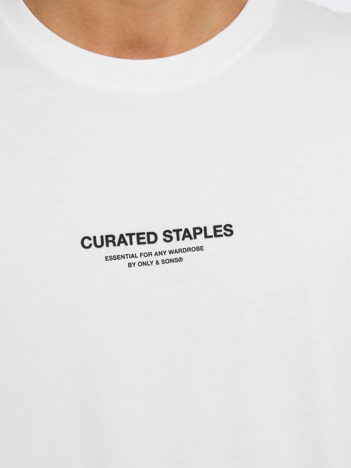 ONSCURATED T-shirt Cloud Dancer