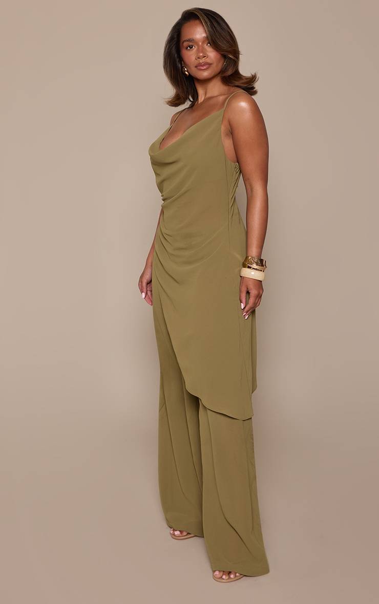 Vert Pantalon Large Shape