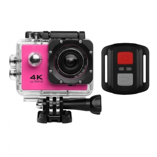 Câmera esportiva 4K Ultra HD com Wi-Fi e tela colorida LTPS (LCD) de 2,0