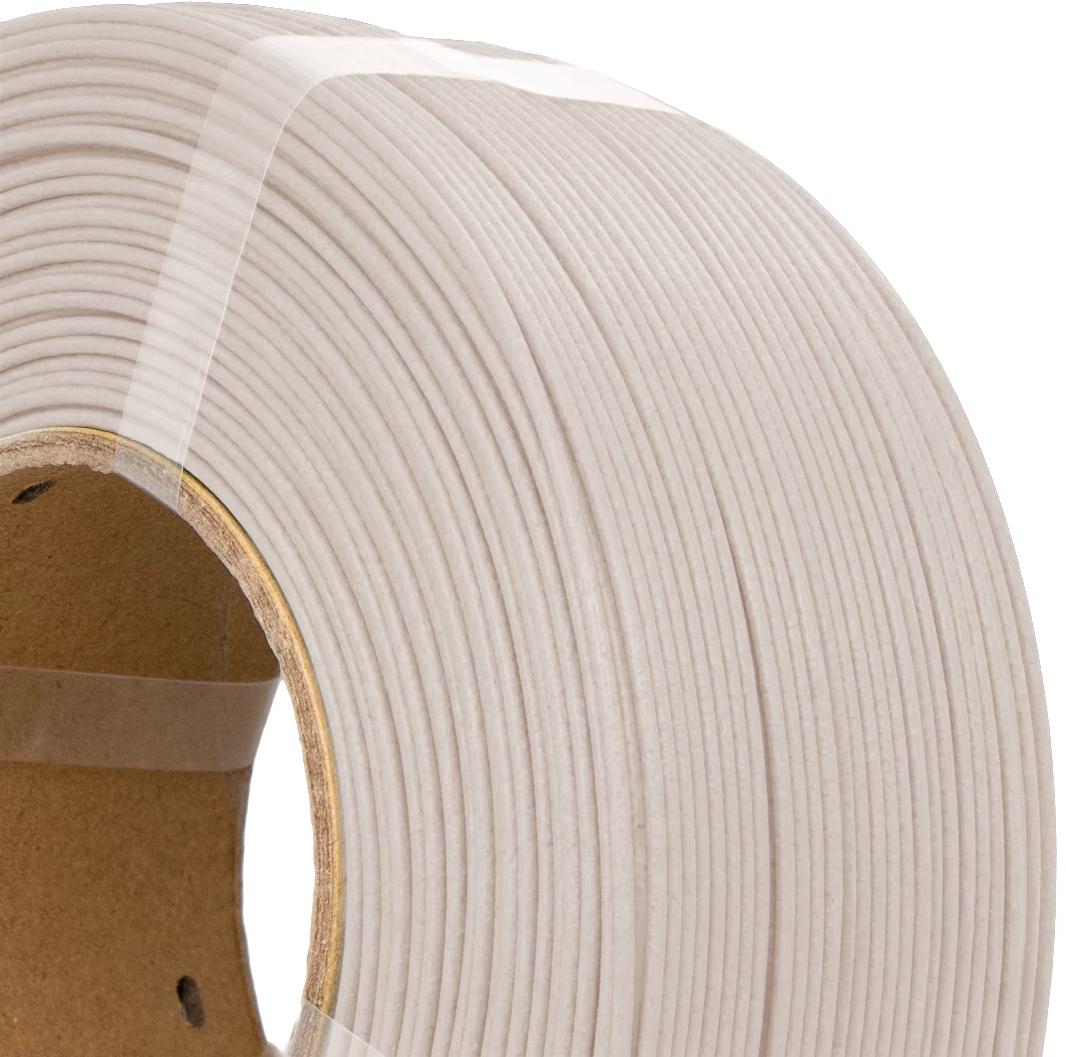 AzureFilm  Refill LumberLay White Wood, 1,75 mm / 750 g    PLA Filament mit recyceltem Holz in White Wood
