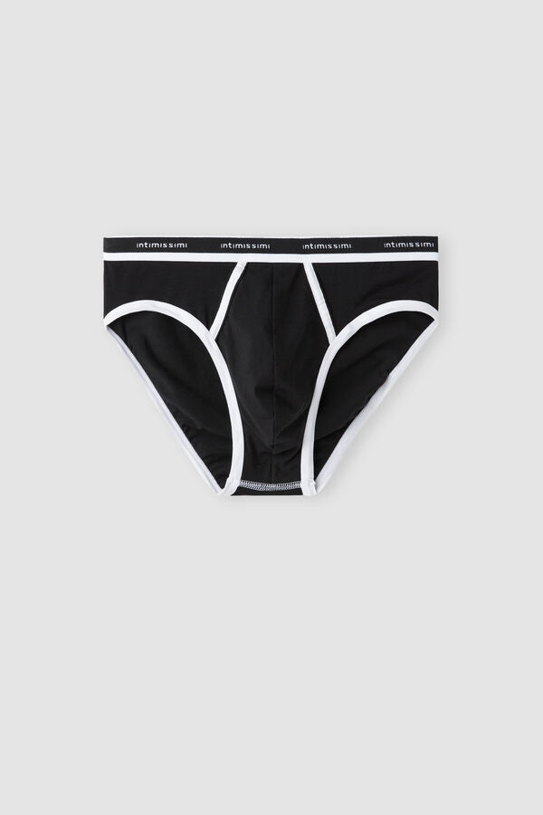 Cueca Supima® Natural Fresh Cotton com logotipo