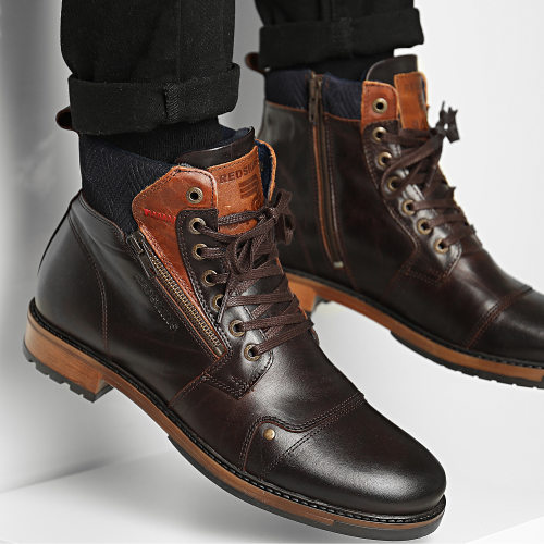 Boots Hamam JT18157 Châtaigne Marine