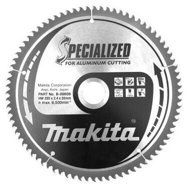Makita B-09606 Cirkelzaagblad Aluminium - 235x30x1,8mm