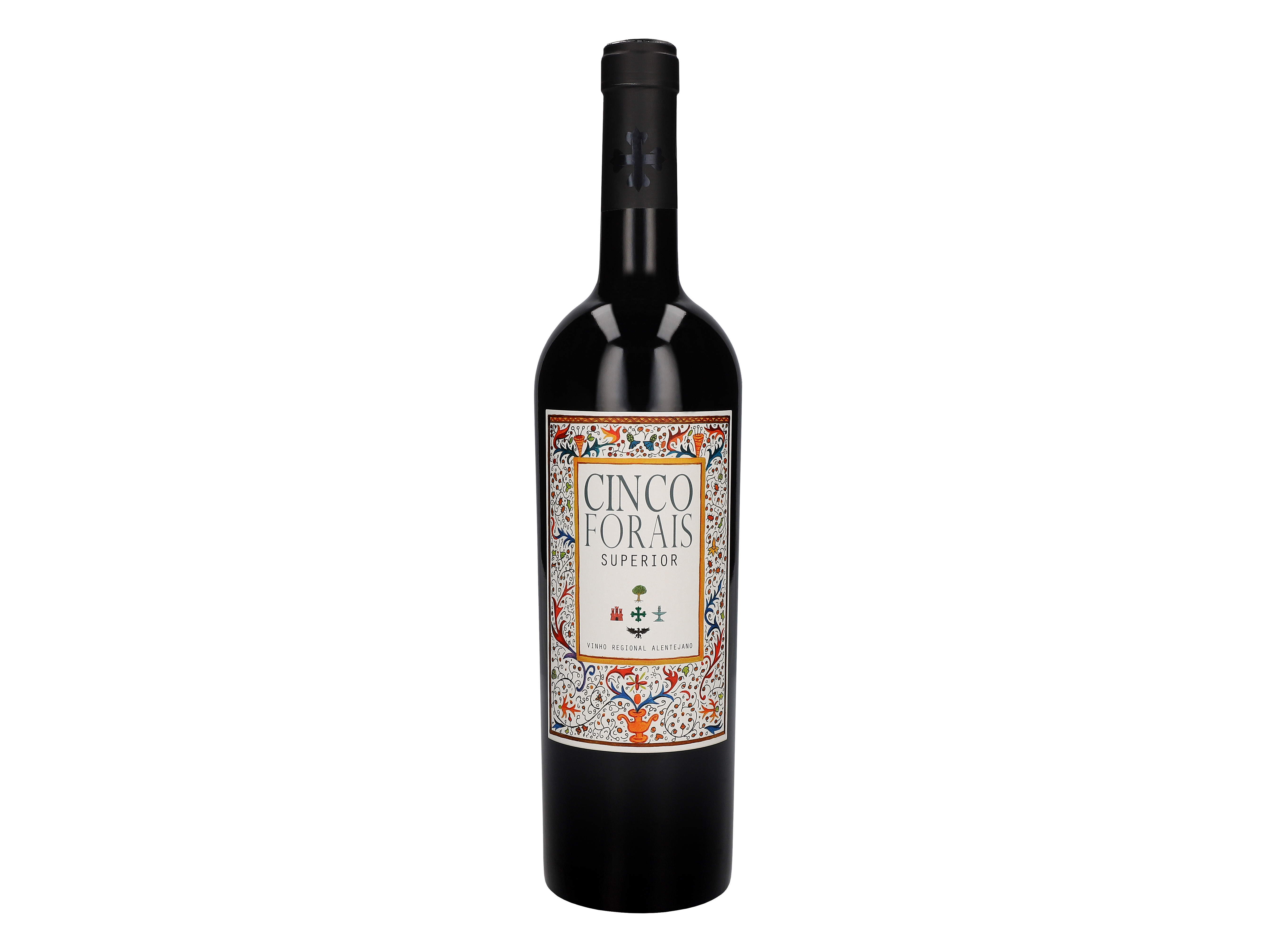 VINHO TINTO CINCO FORAIS SUPERIOR ALENTEJO 0.75L