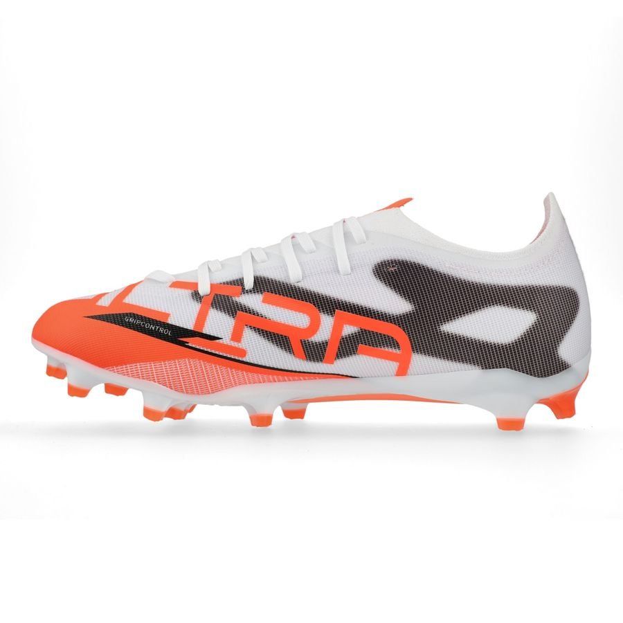 PUMA Ultra 5 Match FG/AG Unlimited - Blanc/Noir/Glowing Red