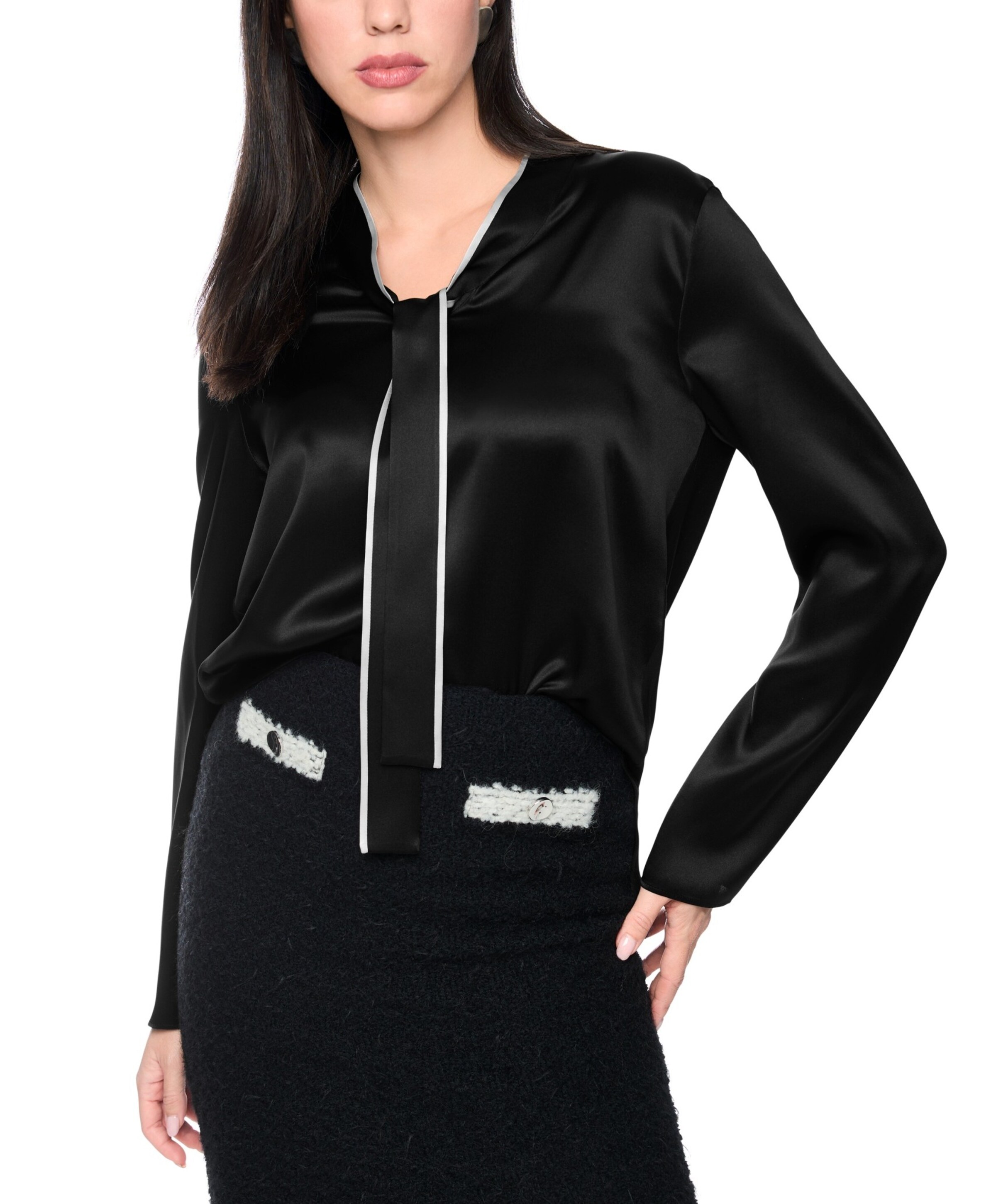 Marc Cain Dames blouse zwart