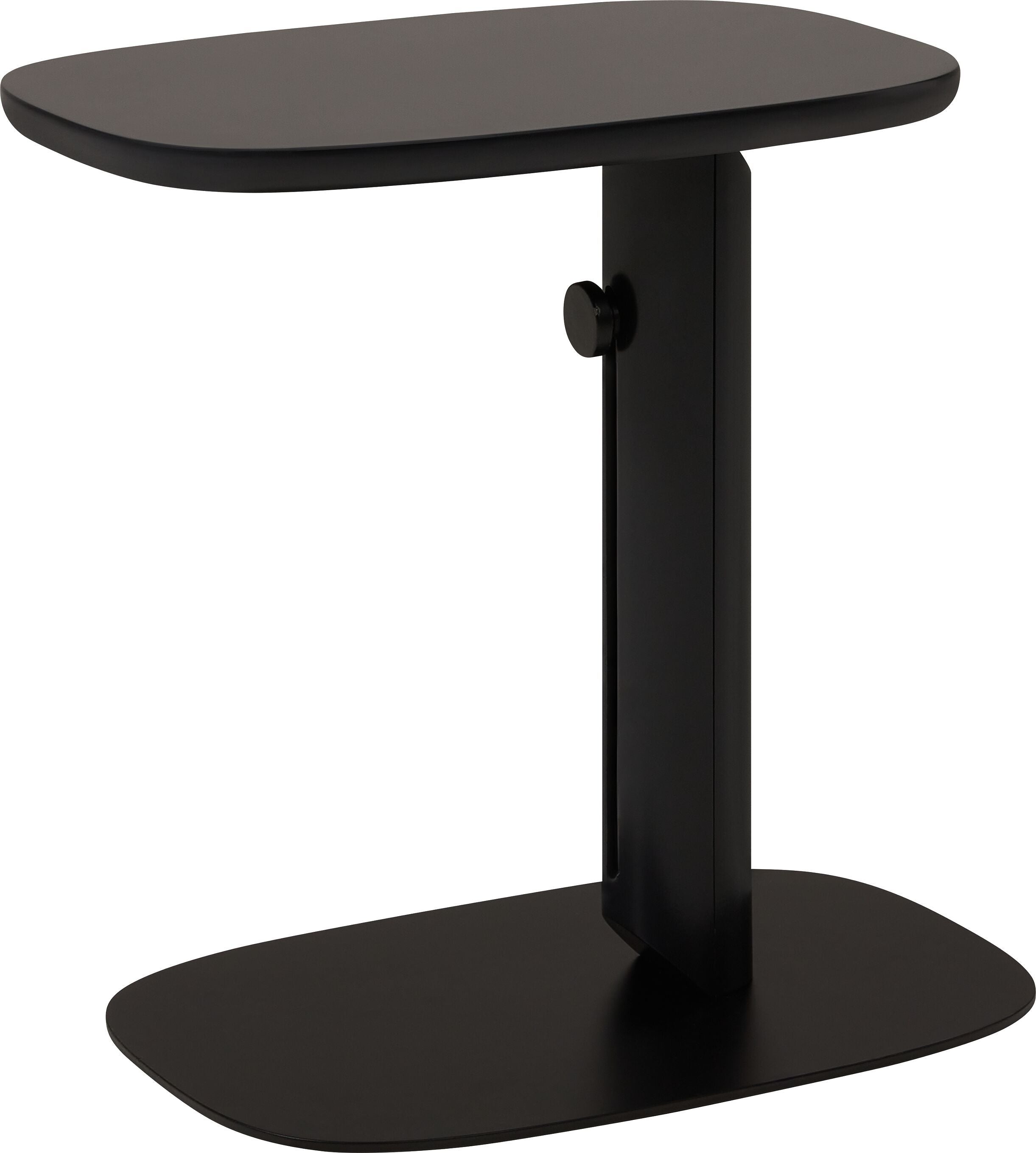 LIVIA Beistelltisch - Schwarz / B: 42.0 cm x T: 42.0 cm x H: 43.0 cm