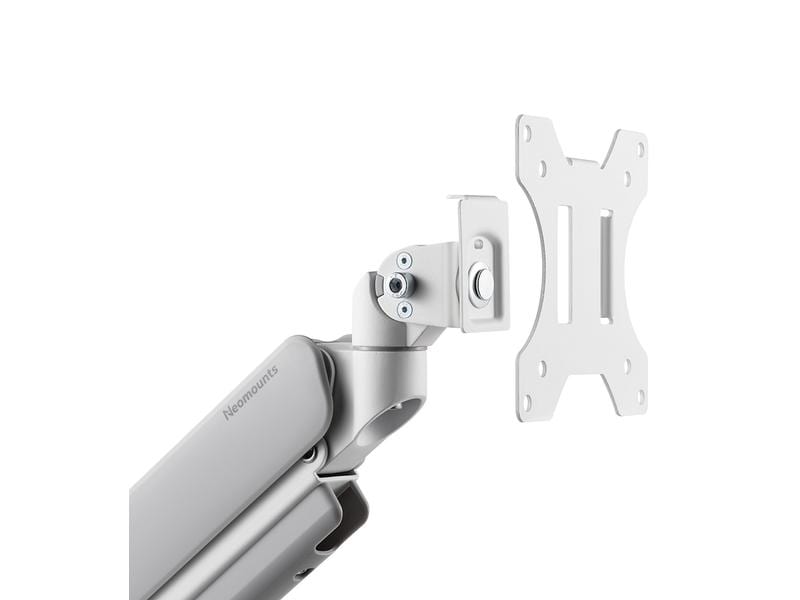NEOMOUNTS Tischhalterung DS70-450WH1 bis 15 kg – Weiss Vollbewegliche Monitorhalterung für einen Flachbildschirm bis zu 42