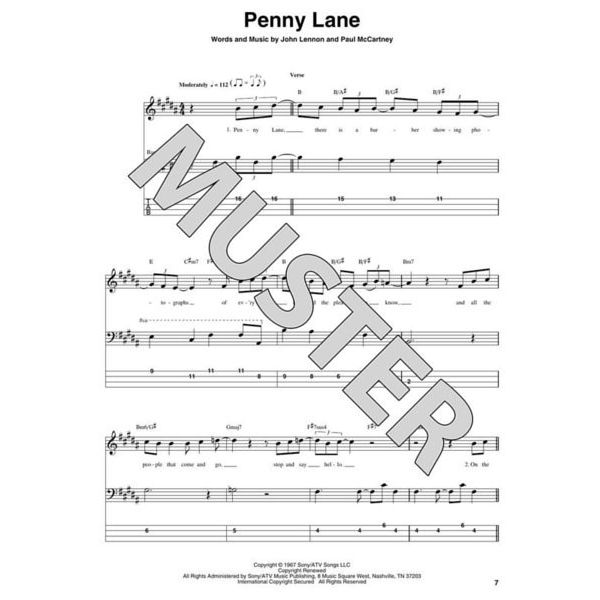 Hal Leonard The Beatles 1967-1970 Bass
