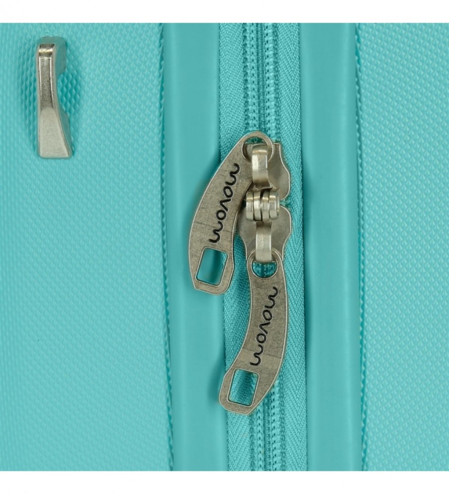 Nécessaire Movom Riga ABS, adaptável, turquesa - 29x21x15cm -