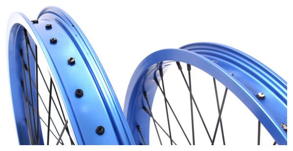 Jeu de Roues BMX CHRIS BÖHM 20 Pouces Bleu KHEbikes