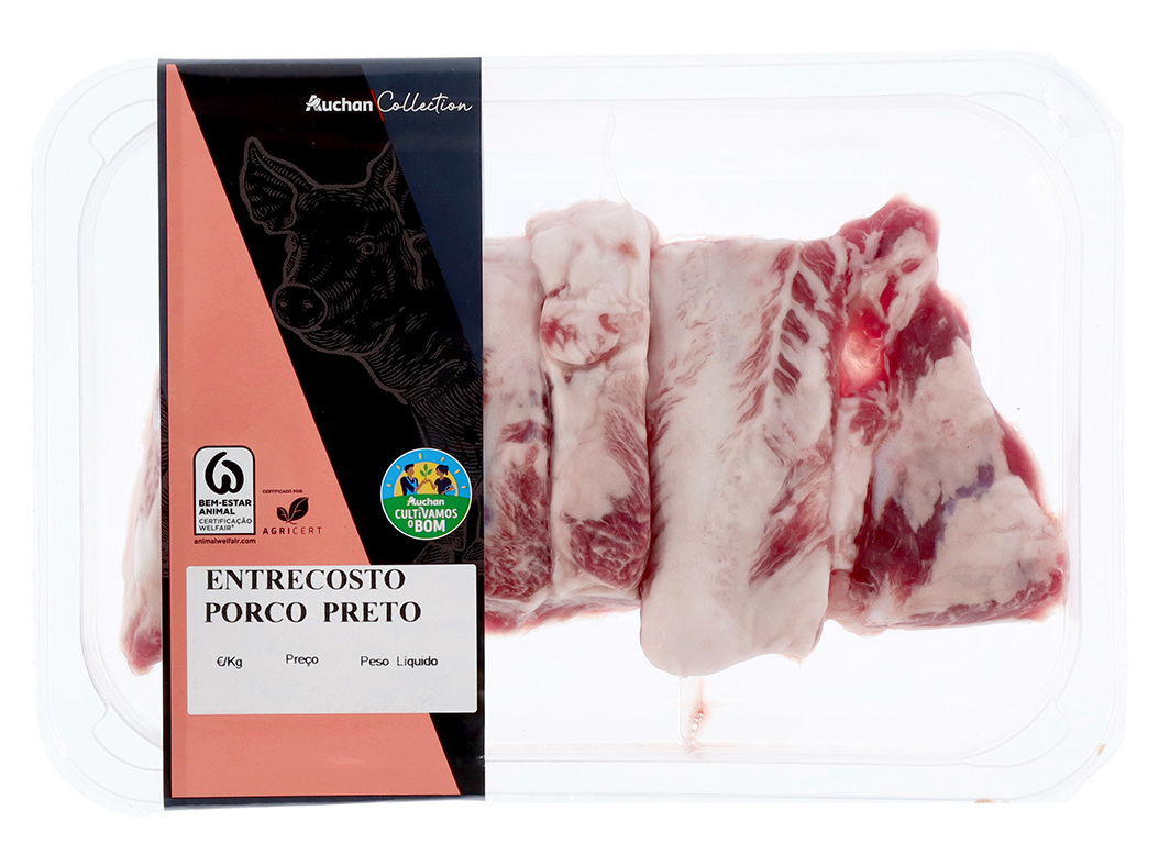 ENTRECOSTO PORCO PRETO AUCHAN CULTIVAMOS O BOM 250GR