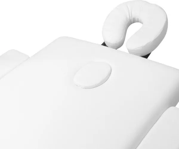 Activeshop sammenklappelig massagebriks 3-delt, aluminium, model Comfort Activ FIZJO, hvid