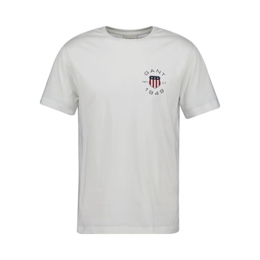 GANT Print T-shirt, Eggshell, 4XL