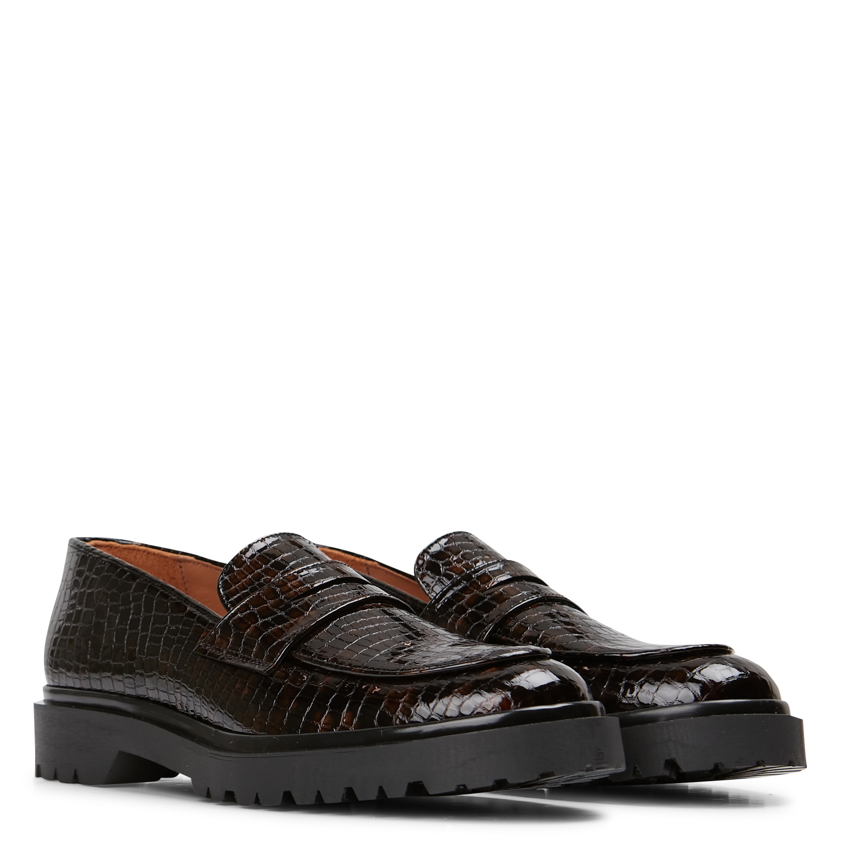 EVA - Mocassins en cuir | Marron