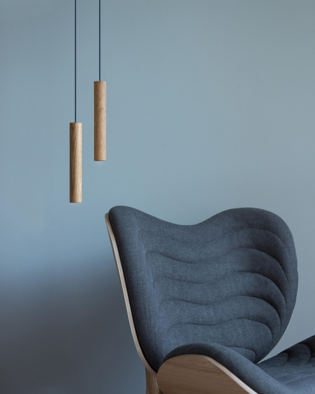 Umage Chimes hanglamp LED Ø3.4 naturel eiken