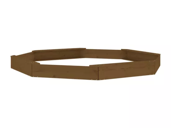 Bac à sable jeu bois marron 232 x 232 x 20 cm 02_0041539
