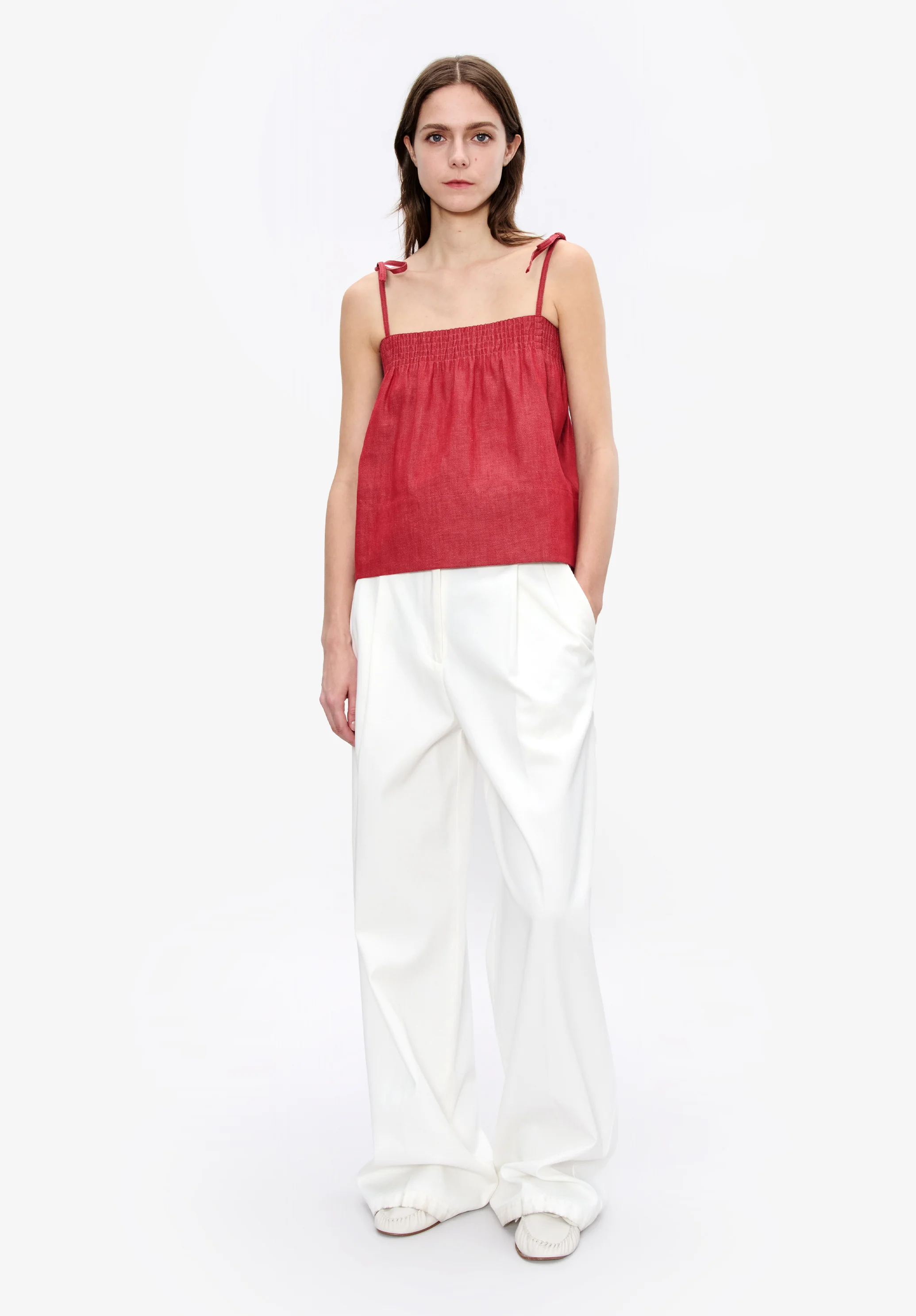 Top Cléo - Rouge