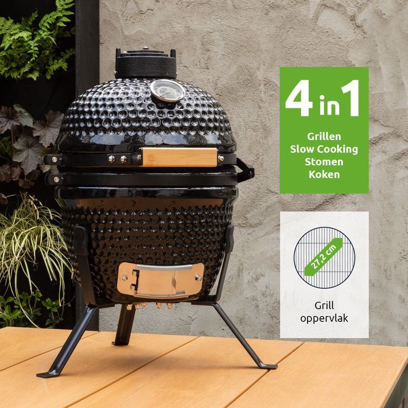 BBQ Egg - Kamado Barbecue - Keramiek - Compact en Draagbaar