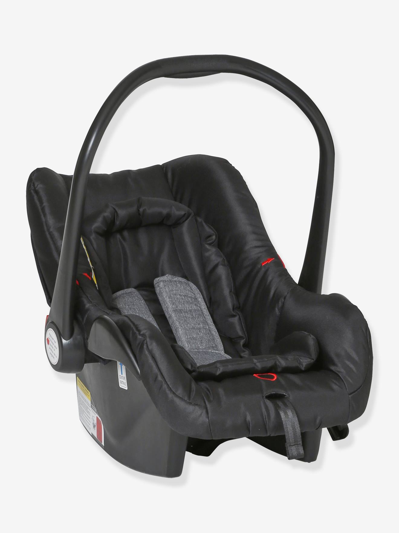 Conjunto Vertbaudet Primacity Duo: Cadeirinha de Bebê + Carrinho de Bebê, Cinza Mesclado Médio