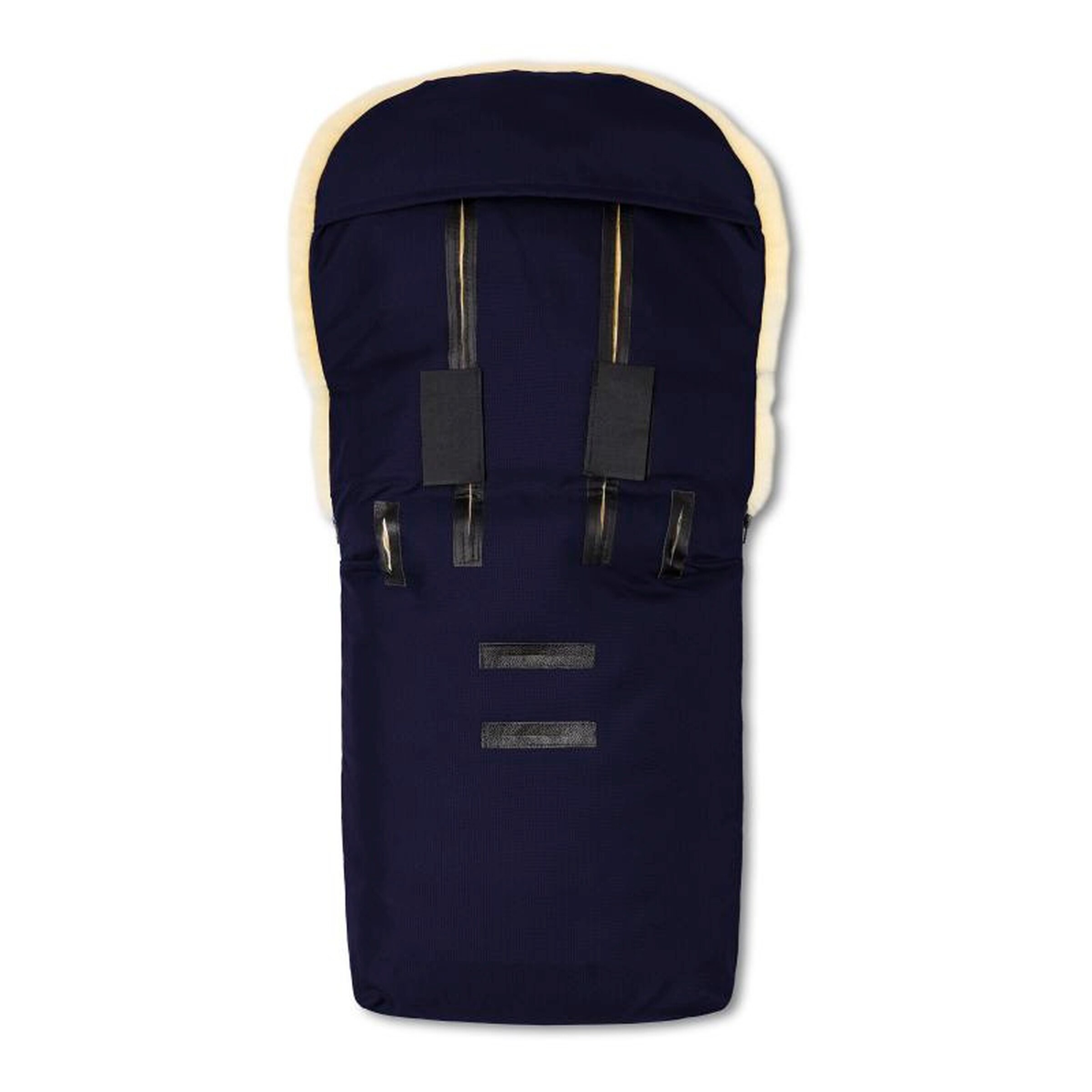 Hofbrucker Kinderwagen Lammfell-Fußsack Putzi Limited Edition Navy Blue gesteppt