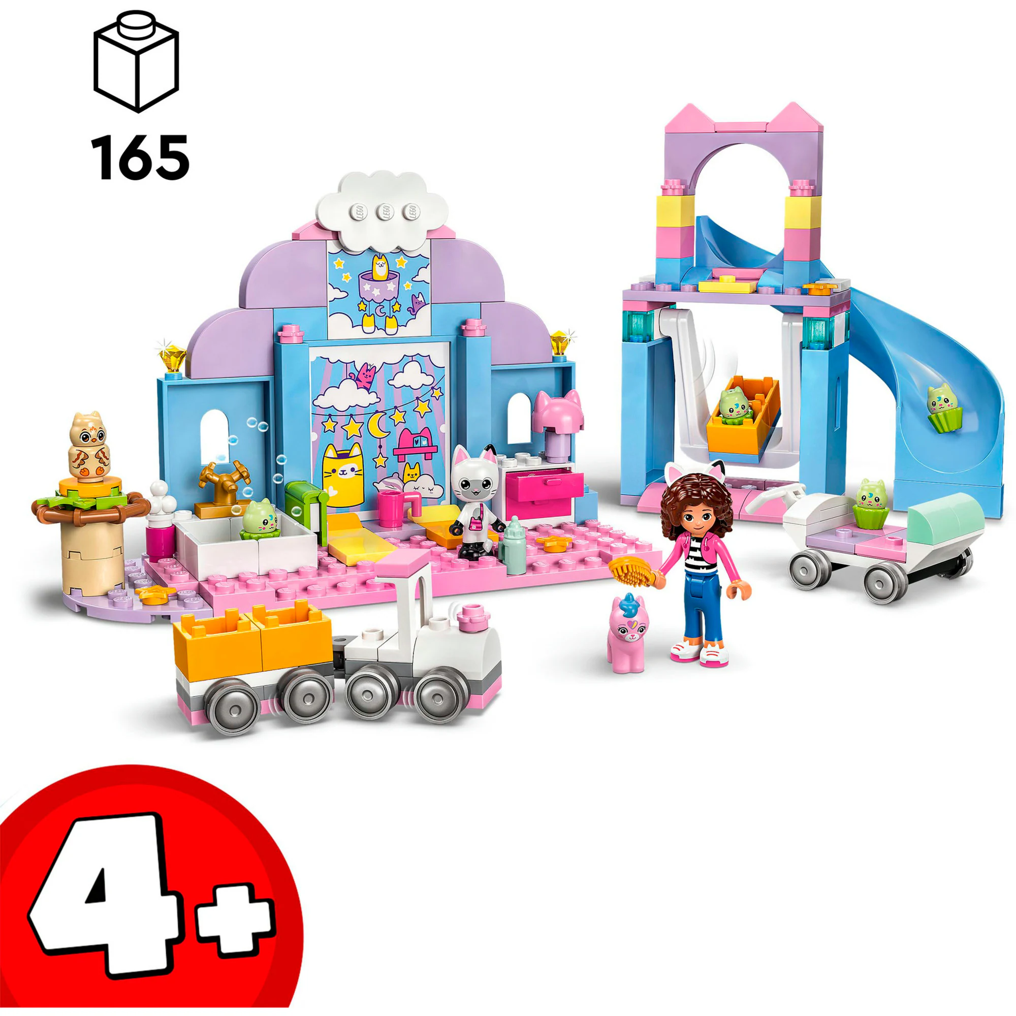 LEGO Konstruktionsspielzeug Gabby's Dollhouse Gabbys Kätzchen Öhrchen