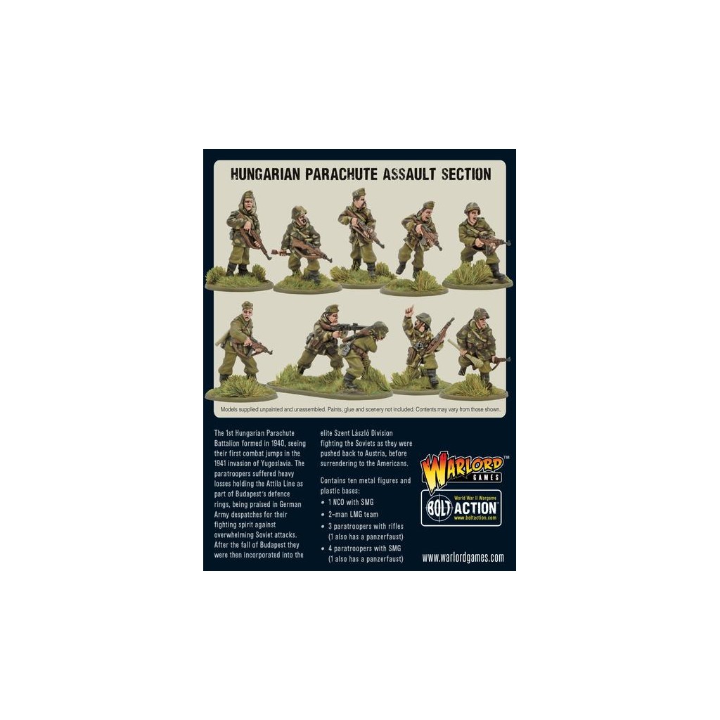 Bolt Action - Hungary - Hungarian Parachute Assault Section